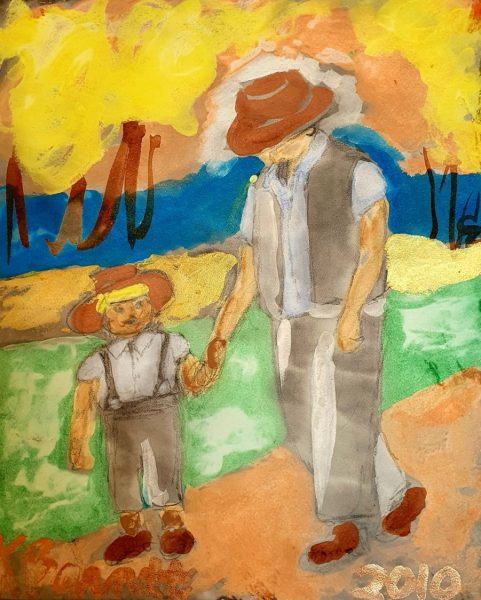 Barndt Kelly – Amish father and son